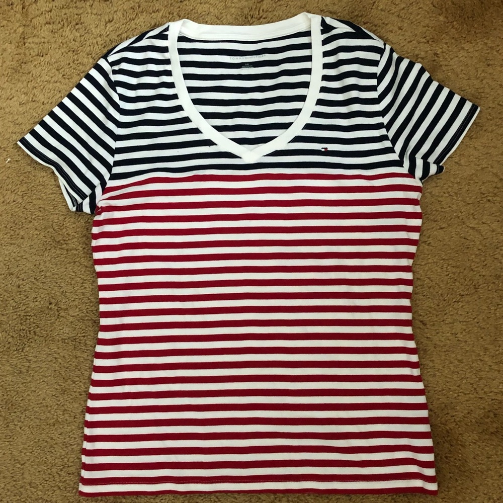 NWOT Tommy Hilfiger Striped Top Size Large